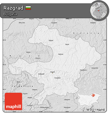 Silver Style Map of Razgrad