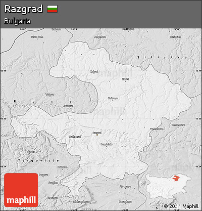 Silver Style Map of Razgrad
