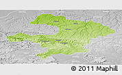 Physical Panoramic Map of Razgrad, lighten, desaturated