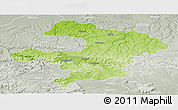 Physical Panoramic Map of Razgrad, lighten, semi-desaturated
