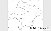 Blank Simple Map of Razgrad, cropped outside