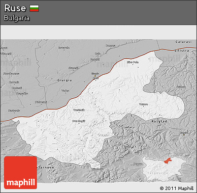 Gray 3D Map of Ruse