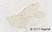 Shaded Relief 3D Map of Ruse, lighten