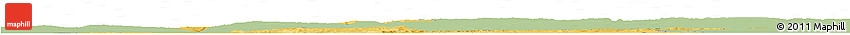 Savanna Style Horizon Map of Ruse, single color outside
