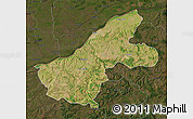 Satellite Map of Ruse, darken