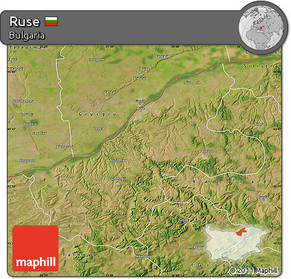 Satellite Map of Ruse