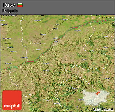 Satellite Map of Ruse