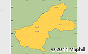 Savanna Style Simple Map of Ruse, cropped outside