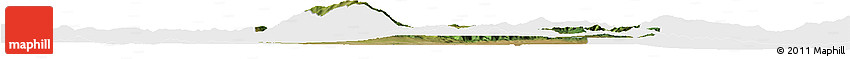 Satellite Horizon Map of Sofija, single color outside