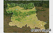 Satellite 3D Map of Stara Zagora, darken