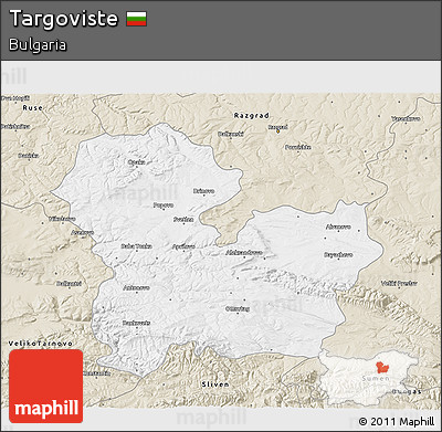 Classic Style 3D Map of Targoviste