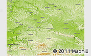 Physical 3D Map of Targoviste