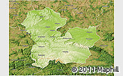 Physical 3D Map of Targoviste, satellite outside