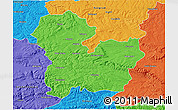 Political 3D Map of Targoviste