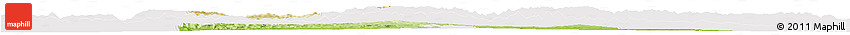 Physical Horizon Map of Targoviste, cropped outside