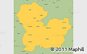 Savanna Style Simple Map of Targoviste