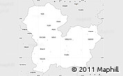 Silver Style Simple Map of Targoviste