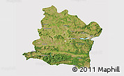 Satellite 3D Map of Varna, cropped outside