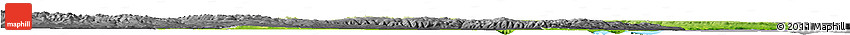Physical Horizon Map of Varna, darken, desaturated