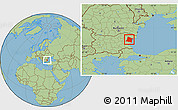 Savanna Style Location Map of Varna