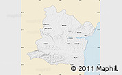 Classic Style Map of Varna, single color outside