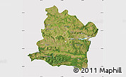 Satellite Map of Varna, cropped outside