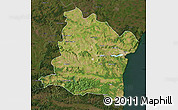 Satellite Map of Varna, darken