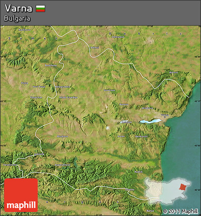 Satellite Map of Varna