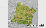 Satellite Map of Varna, lighten, desaturated