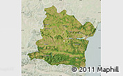 Satellite Map of Varna, lighten