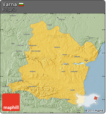 Savanna Style Map of Varna