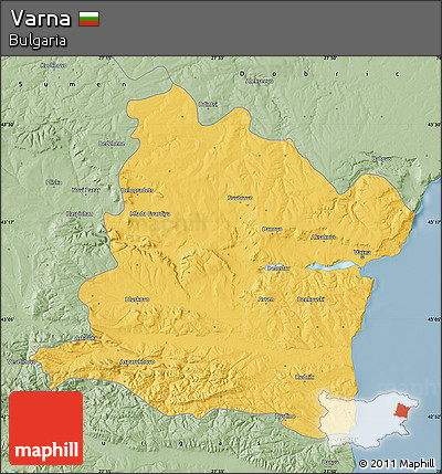 Savanna Style Map of Varna