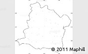 Blank Simple Map of Varna, cropped outside, no labels