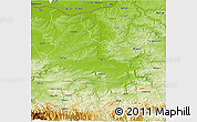 Physical 3D Map of Veliko Tarnovo