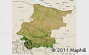 Satellite 3D Map of Vraca, shaded relief outside