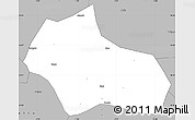 Gray Simple Map of Bourzanga