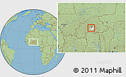 Savanna Style Location Map of Komsilga, highlighted parent region, within the entire country