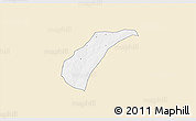 Classic Style 3D Map of Toece, single color outside