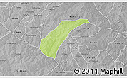 Physical 3D Map of Toece, desaturated
