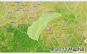 Physical 3D Map of Toece, satellite outside