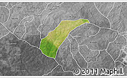 Satellite 3D Map of Toece, desaturated