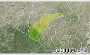Satellite 3D Map of Toece, semi-desaturated