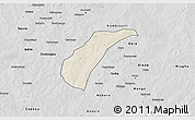 Shaded Relief 3D Map of Toece, desaturated