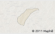 Shaded Relief 3D Map of Toece, lighten