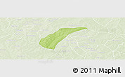 Physical Panoramic Map of Toece, lighten