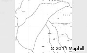 Blank Simple Map of Toece