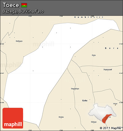Classic Style Simple Map of Toece