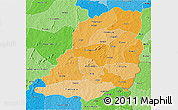 Political Shades 3D Map of Bougouriba