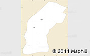 Classic Style Simple Map of Dano, single color outside