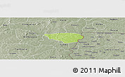 Physical Panoramic Map of Dissin, semi-desaturated